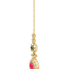 Gold Plated Royal Kundan Multi colour Choker set