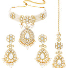 Gold Plated Royal Pearl Kundan Choker set