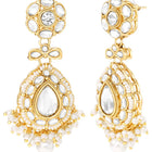 Gold Plated Royal Pearl Kundan Choker set