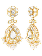 Gold Plated Royal Pearl Kundan Choker set