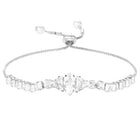 Rodium Plated Couture Bow Bracelet
