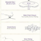 Rodium Plated Couture Bow Bracelet