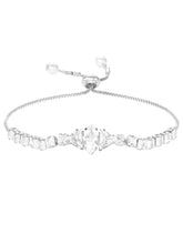 Rodium Plated Couture Bow Bracelet