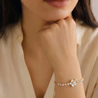 Gold Plated Petal Luxe Bracelet