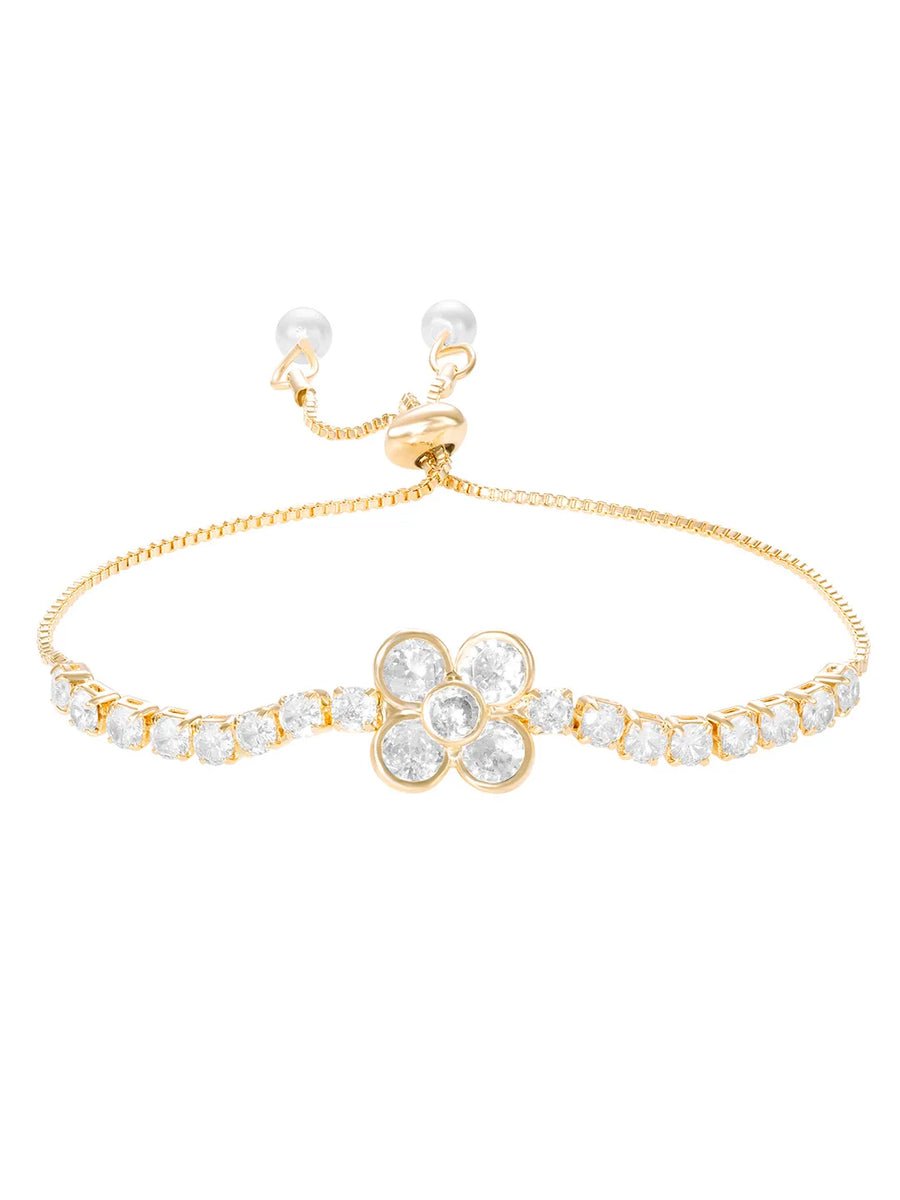 Gold Plated Petal Luxe Bracelet