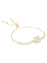 Gold Plated Petal Luxe Bracelet