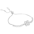 Rodium Plated Petal Luxe Bracelet