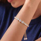 Gold Plated Trinity Gleam Bracelet