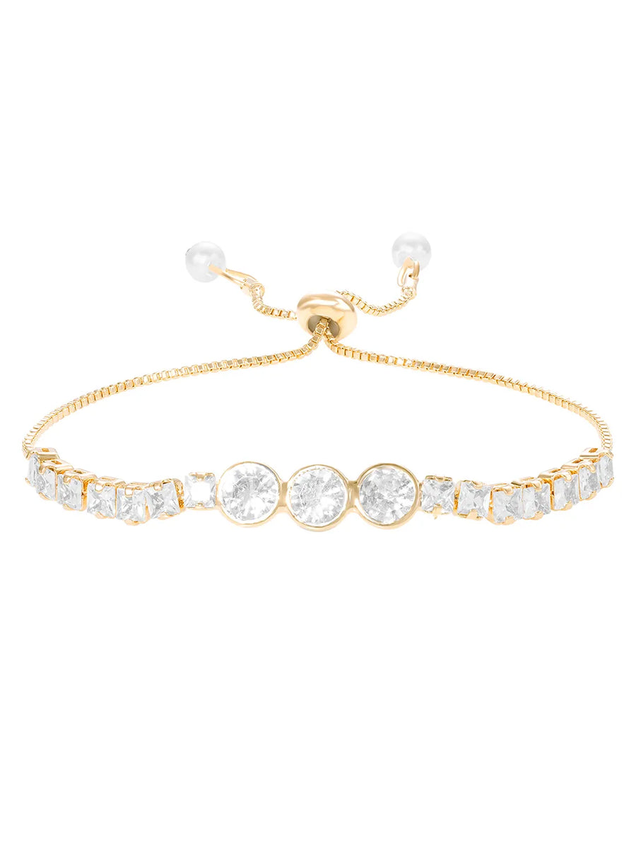 Gold Plated Trinity Gleam Bracelet