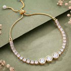 Gold Plated Trinity Gleam Bracelet