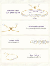 Gold Plated Trinity Gleam Bracelet