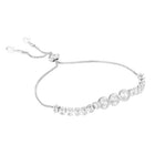 Rodium Plated Trinity Gleam Bracelet
