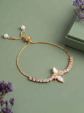 Gold Plated Bloom Aura Bracelet
