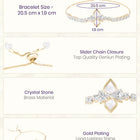 Gold Plated Bloom Aura Bracelet