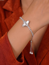 Rodium Plated Bloom Aura Bracelet