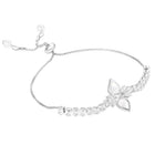 Rodium Plated Bloom Aura Bracelet