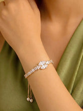 Gold Plated Twin Marquise Bracelet