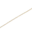 Gold Plated Droplet Crystal Belly Chain
