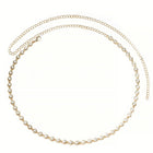 Gold Plated Pearl Rosette Belly Chain