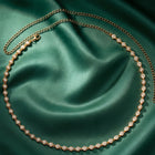 Gold Plated Pearl Rosette Belly Chain