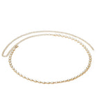 Gold Plated Pearl Rosette Belly Chain
