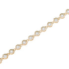 Gold Plated Pearl Rosette Belly Chain