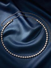 Rhodium Plated Pearl Rosette Belly Chain