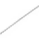Rhodium Plated Pearl Rosette Belly Chain