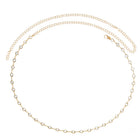 Gold Plated Crystal Sequence Belly Chain