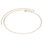 Gold Plated Crystal Sequence Belly Chain