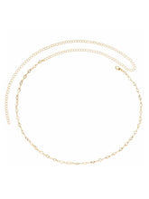 Gold Plated Pearl Crystal Belly Chain