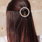 Gold Plated Exquisite Wreath Hair Clip