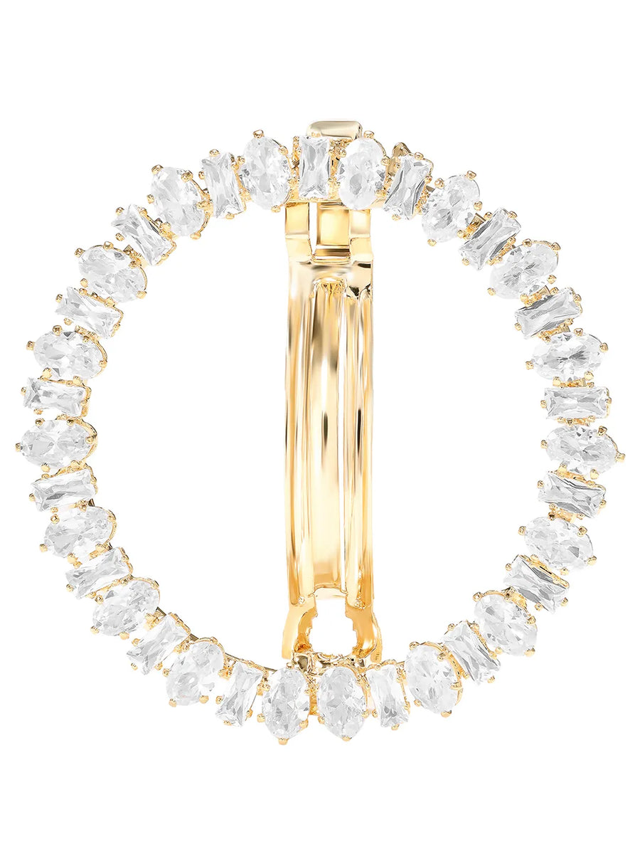 Gold Plated Exquisite Wreath Hair Clip