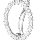 Rhodium Plated Exquisite Wreath Hair Clip