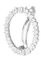 Rhodium Plated Exquisite Wreath Hair Clip