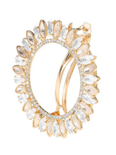 Gold Plated Radiant Petal Wreath Hair Clip