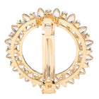 Gold Plated Radiant Petal Wreath Hair Clip