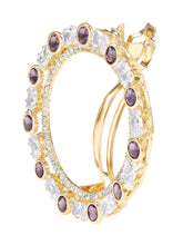 Gold Plated Radiant Petal Wreath Hair Clip