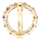 Gold Plated Gilded Mosaic Hair Clip
