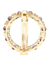 Gold Plated Radiant Petal Wreath Hair Clip