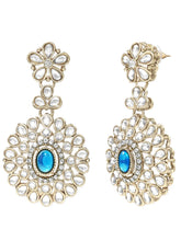 Gold Plated Azure Medallion Necklace Set