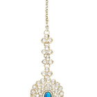 Gold Plated Azure Medallion Necklace Set