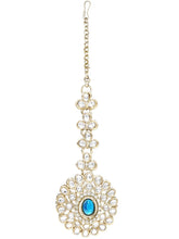 Gold Plated Azure Medallion Necklace Set
