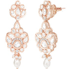 Gold Plated Pearl Drop Kundan Necklace Set