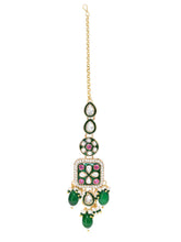 Gold Plated Kundan Bead Necklace Set for Women
