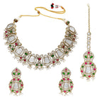 Gold Plated Pearl Kundan Necklace for Women