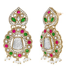 Gold Plated Pearl Kundan Necklace for Women