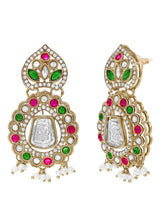Gold Plated Pearl Kundan Necklace for Women