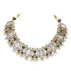 Gold Plated Pearl Kundan Necklace for Women