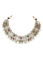 Gold Plated Pearl Kundan Necklace for Women